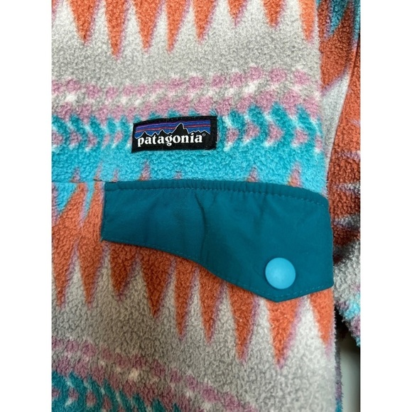 RARE Patagonia Snap-T Fleece Laughing Waters Pullover - Size L - Picture 4 of 8
